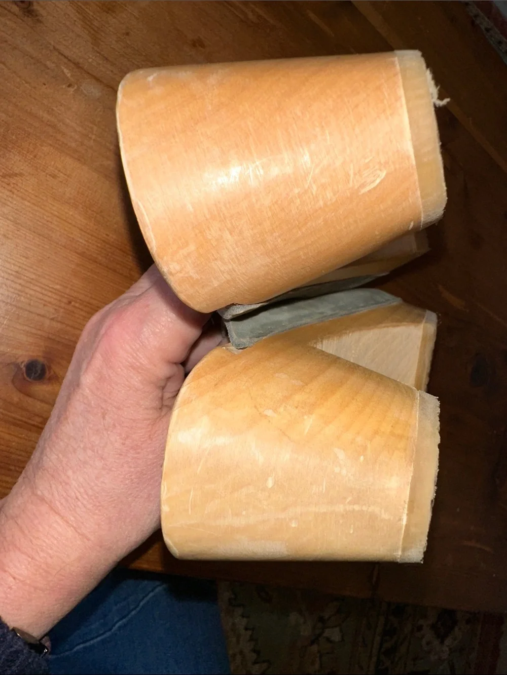 BRYR Jade Green mid heel Worker Clogs - Picture 5 of 7